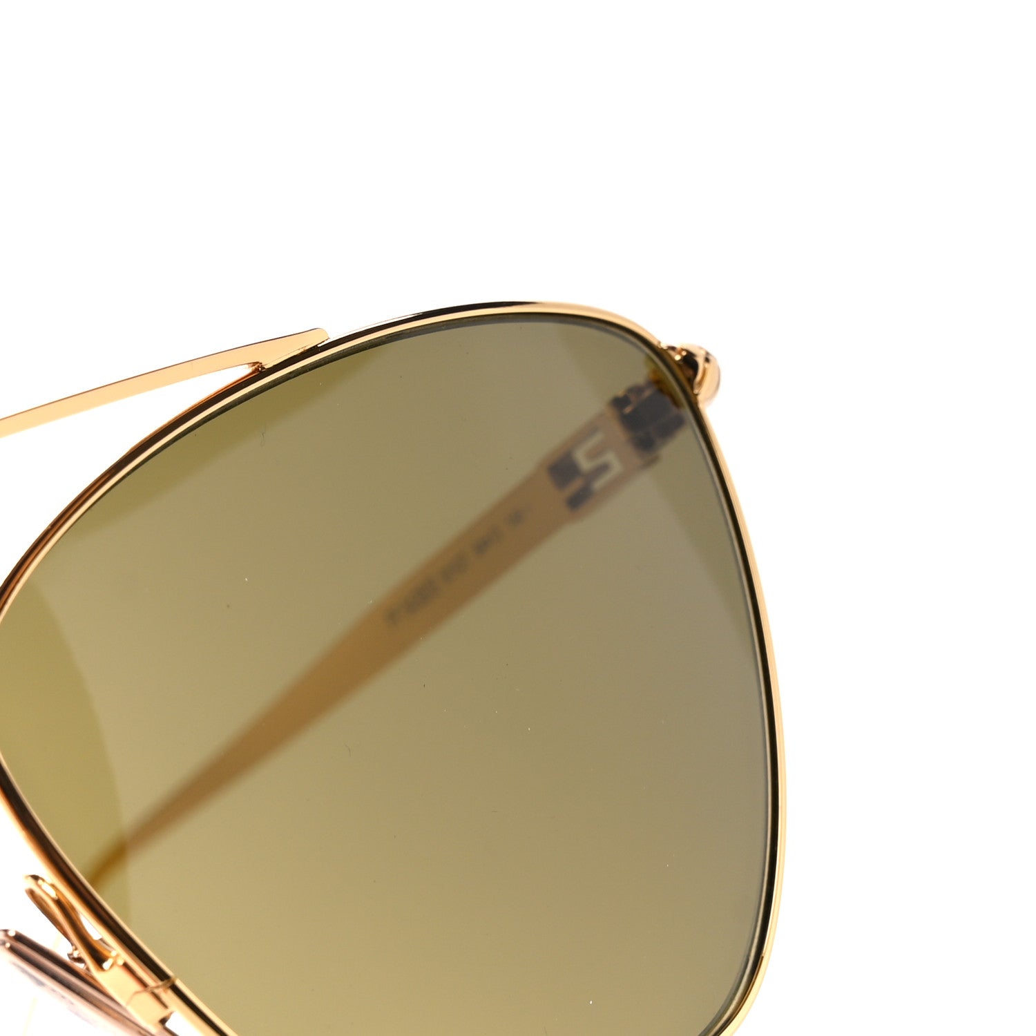Fendi Metal Sunglasses FF 0438/S Gold 8 of 8