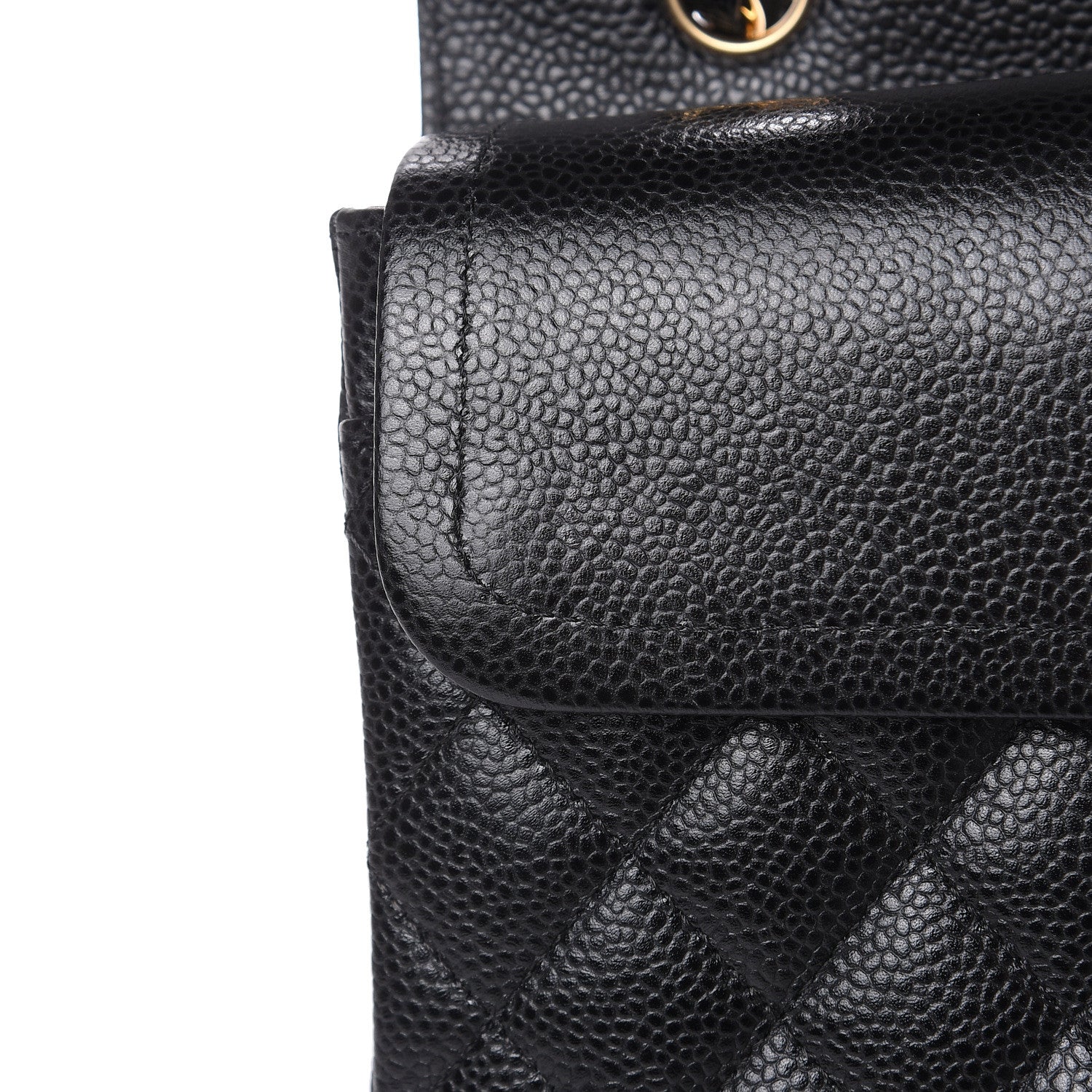 Chanel Caviar Quilted Medium Double Flap Black 11 of 12