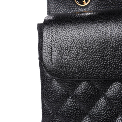 Chanel Caviar Quilted Medium Double Flap Black 11 of 12