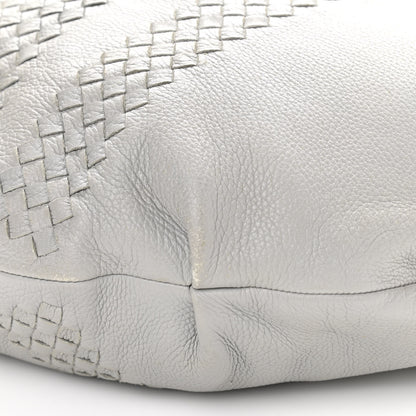 Bottega Veneta Cervo Deerskin Intrecciato Hobo Light Grey 9 of 10