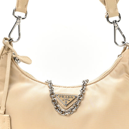 Prada Nylon Re-Edition 2005 Shoulder Bag Deserto 9 of 14