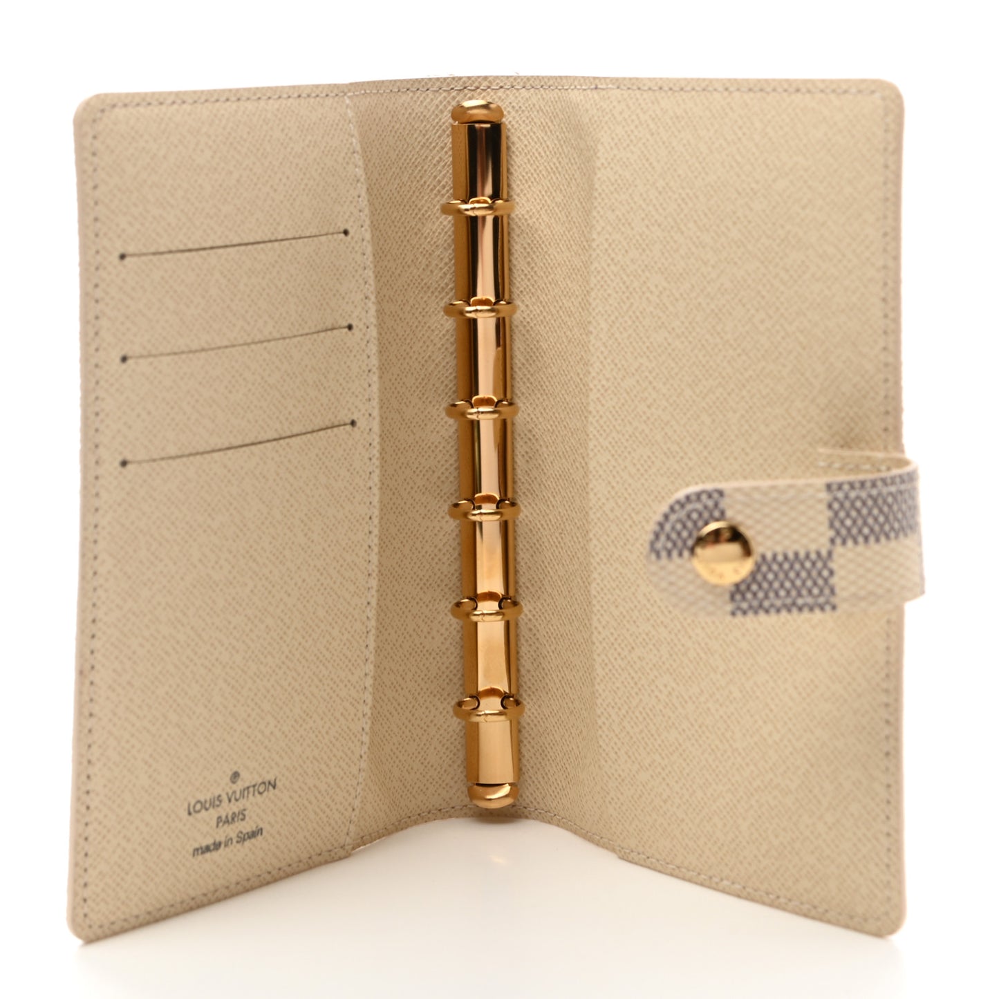 Damier Azur Small Ring Agenda Cover