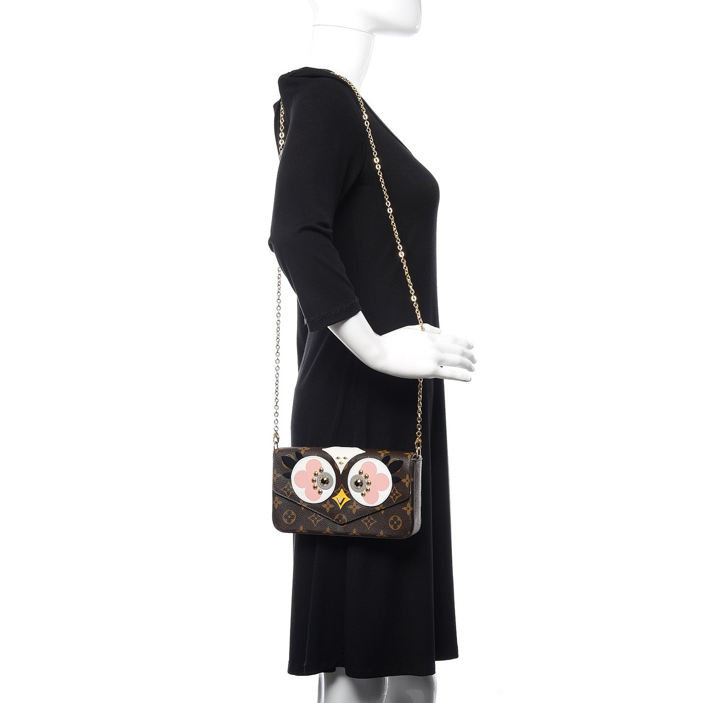 Monogram Lovely Birds Pochette Felicie Chain Wallet