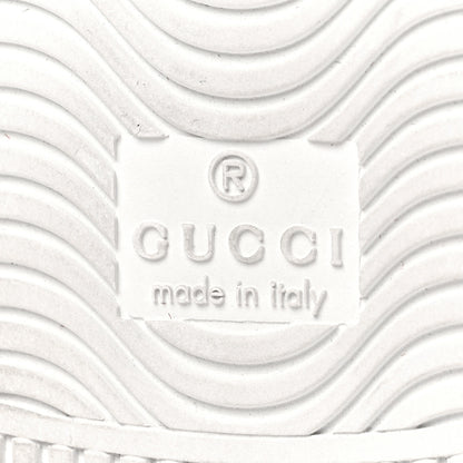 Gucci Calfskin Ayers Web Womens Ace Bow Lace Sneakers 38 White 7 of 8