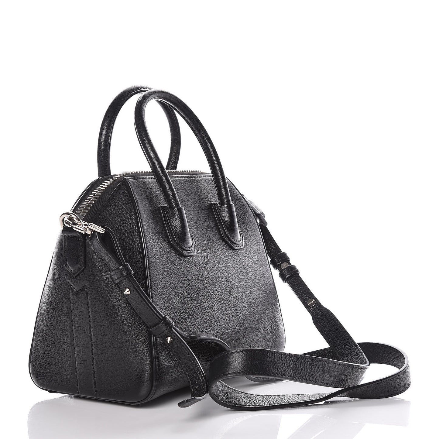 Sugar Goatskin Mini Antigona Black