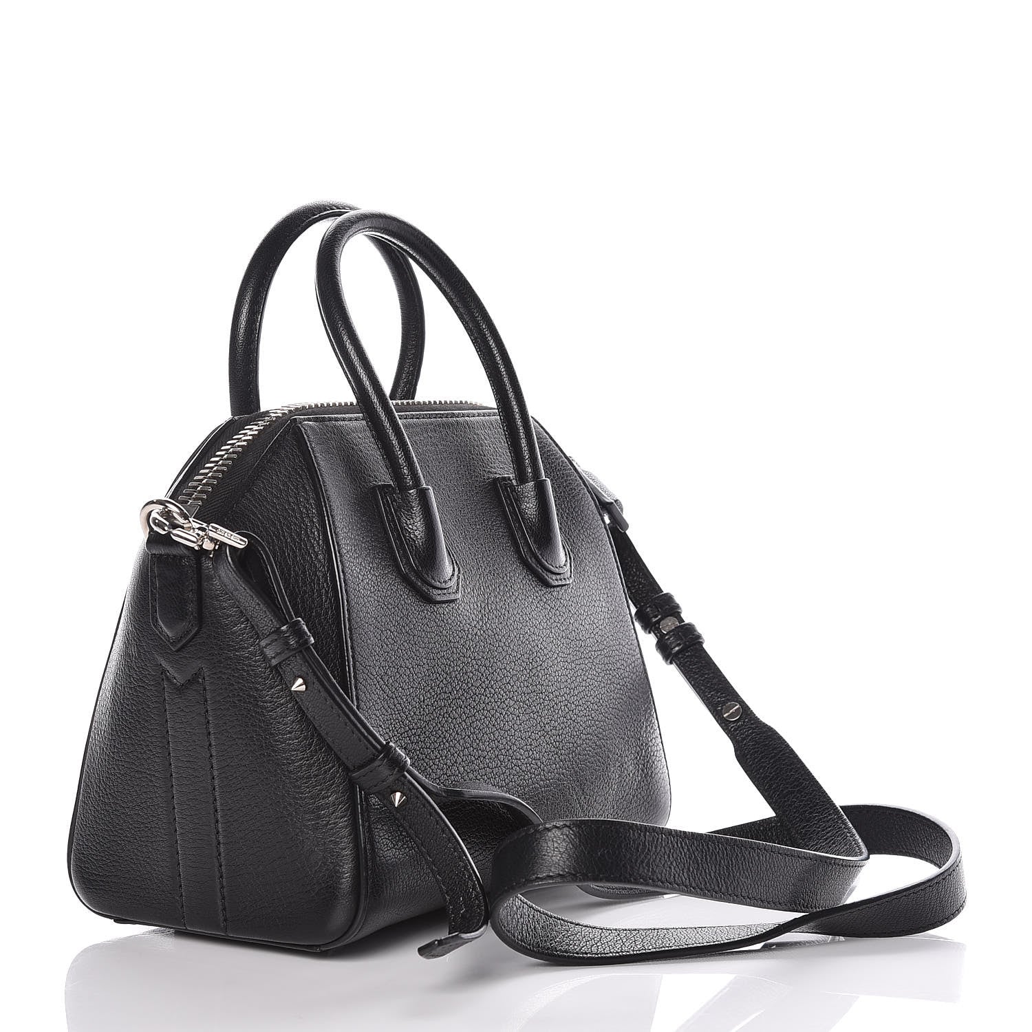 Givenchy Sugar Goatskin Mini Antigona Black 3 of 9
