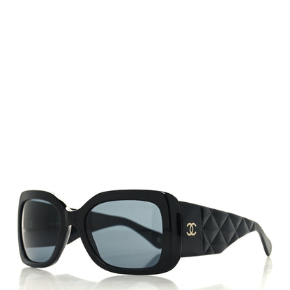 Chanel Acetate Quilted Sunglasses 5019 Black 1 of 7