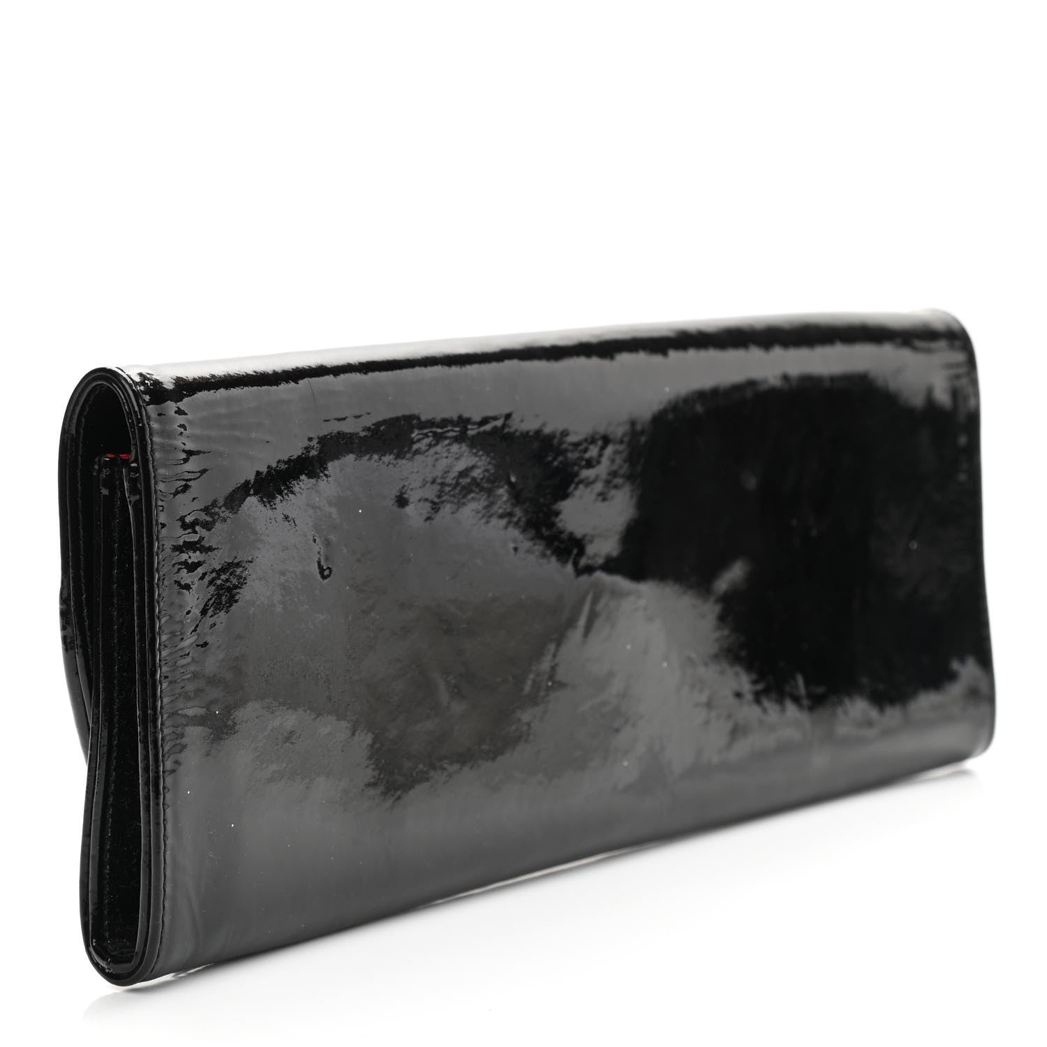 Christian Louboutin Patent Pigalle Clutch Black 3 of 7