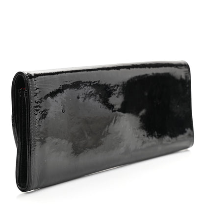 Christian Louboutin Patent Pigalle Clutch Black 3 of 7
