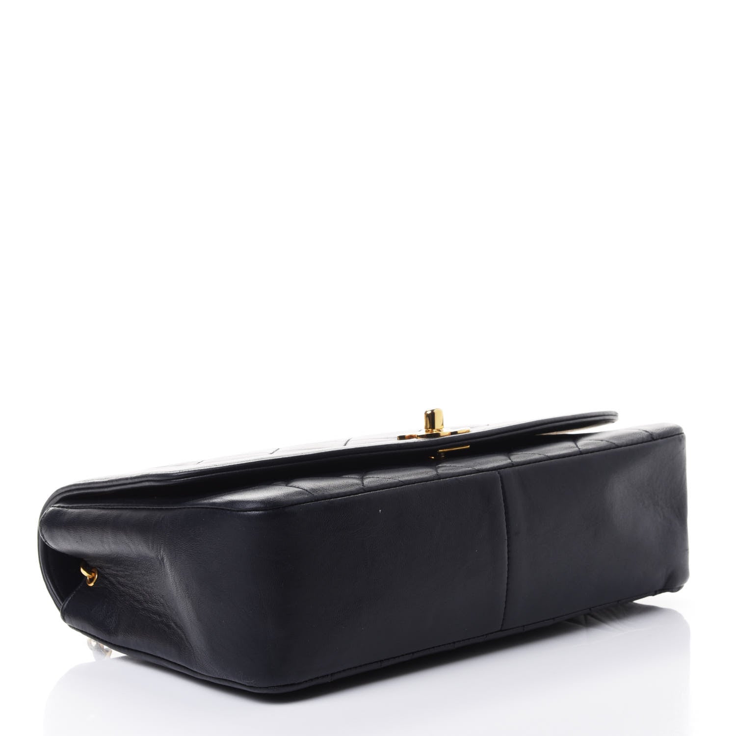 Chanel Lambskin Quilted Medium Single Flap Black 3 of 4