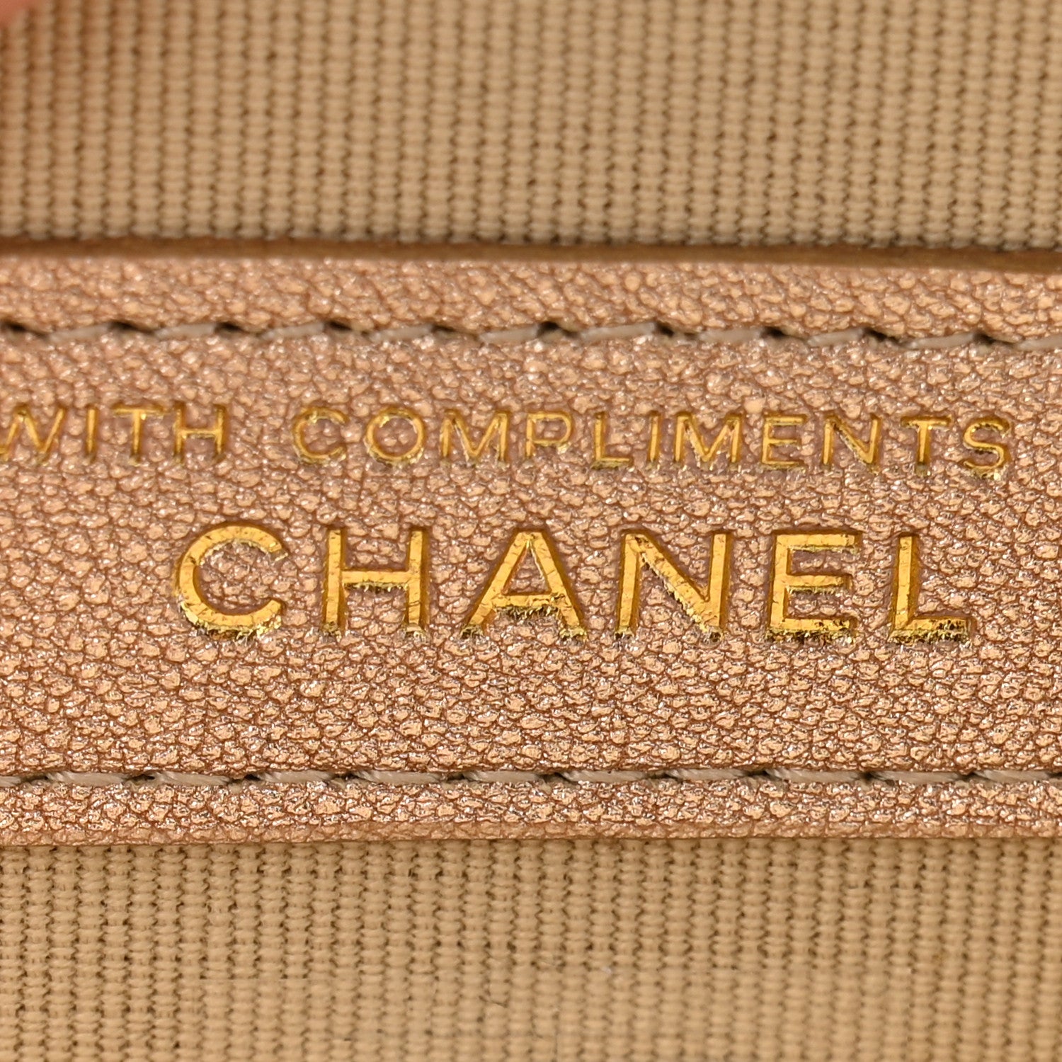 Chanel Metallic Lambskin Quilted Round Clip On Coin Purse Airpods Case Gold 8 of 10