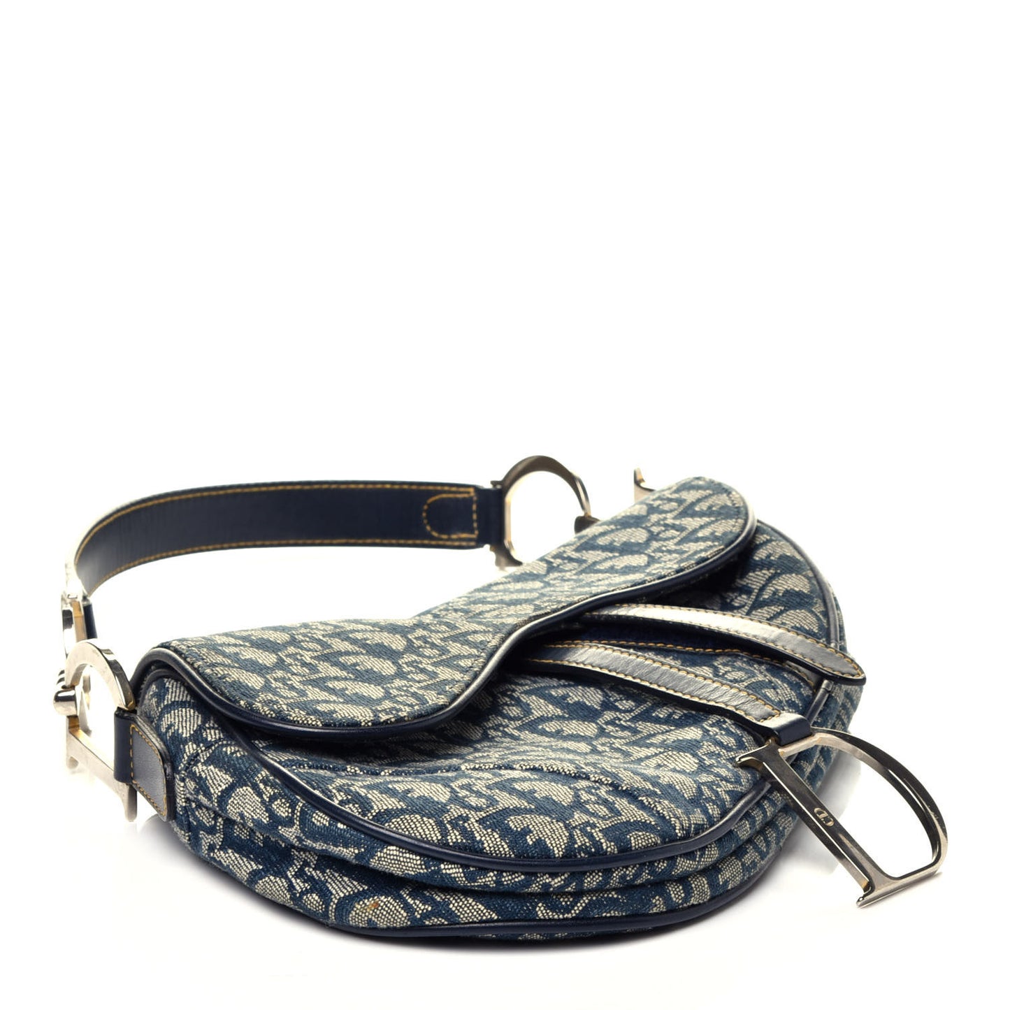 Monogram Saddle Bag Blue