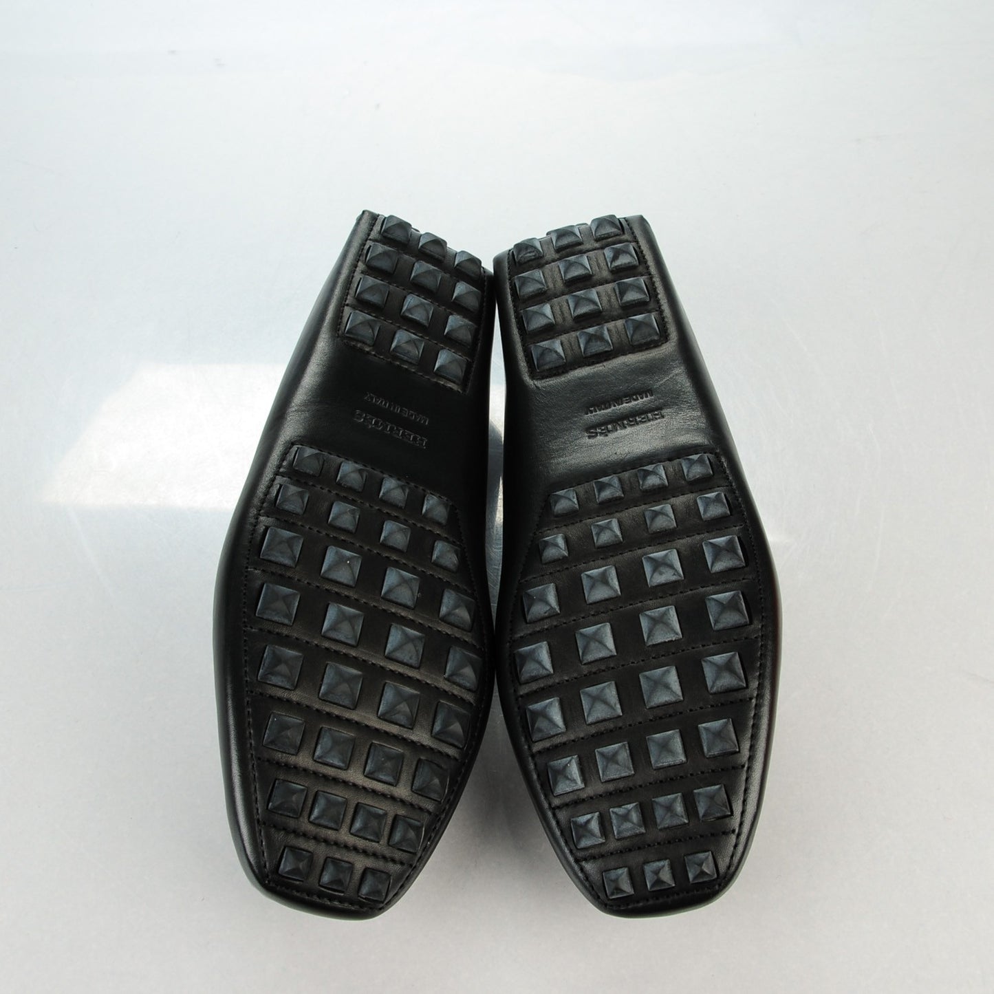 Supple Calfskin Irving Driving Moccasin Loafers 36.5 Black