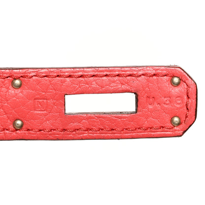 Hermes Taurillon Clemence Birkin 35 Bougainvillea 7 of 13