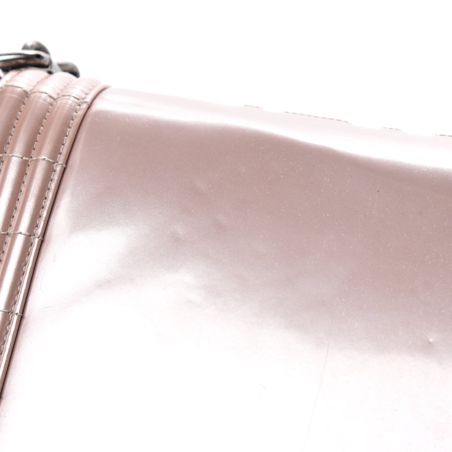 Chanel Iridescent Glazed Calfskin Large Boy Flap Light Pink 12 of 18