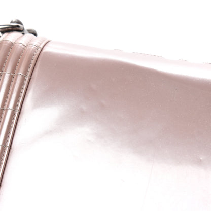 Chanel Iridescent Glazed Calfskin Large Boy Flap Light Pink 12 of 18