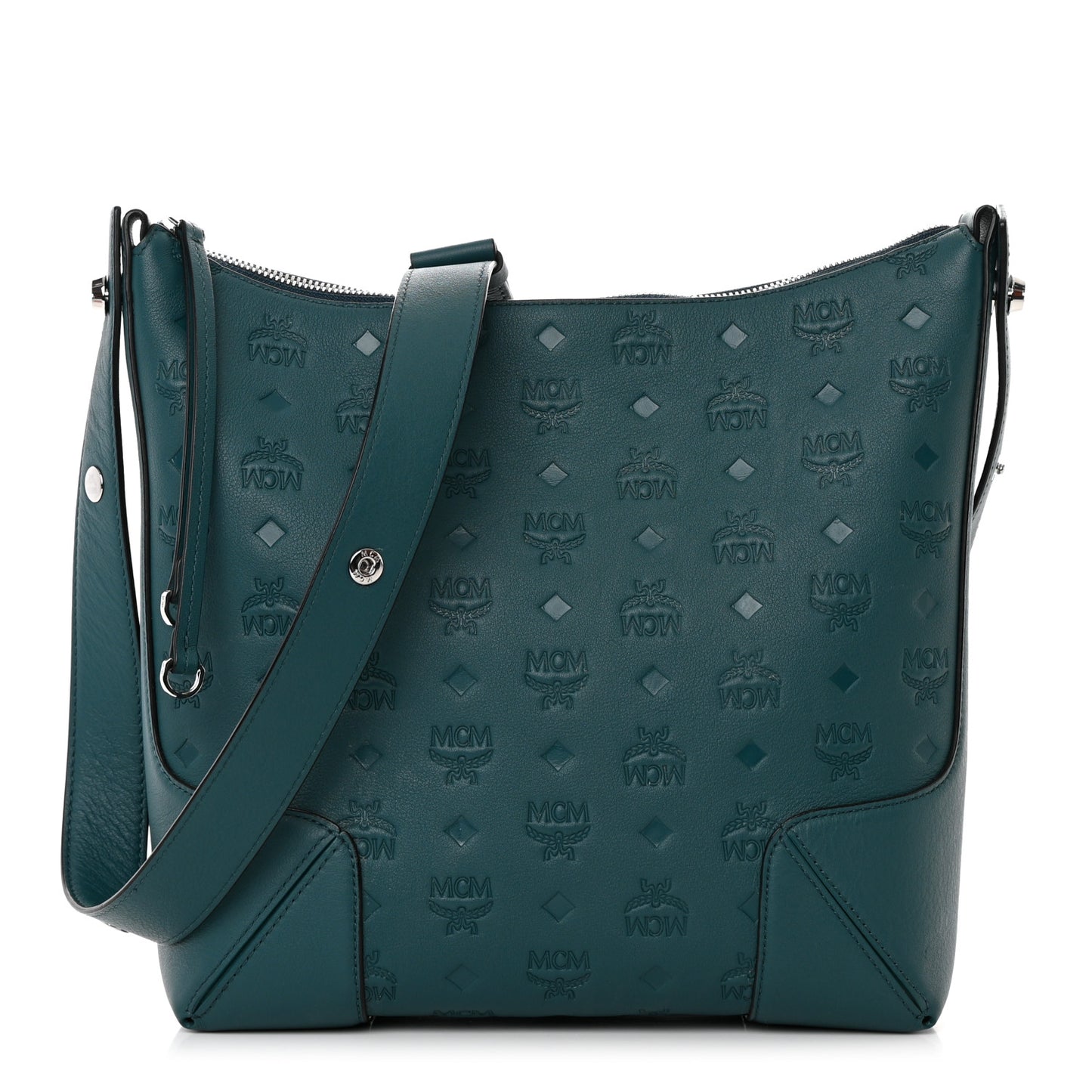 Calfskin Ottomar Monogram Medium Klara Hobo Blue