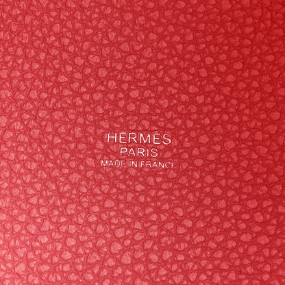 Hermes Taurillon Clemence Picotin Lock 18 PM Rose Azalee 6 of 11