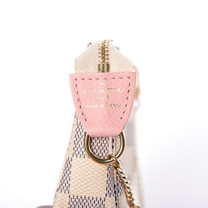 Louis Vuitton Damier Azur 2018 Christmas Animation Mini Pochette Accessories 6 of 9