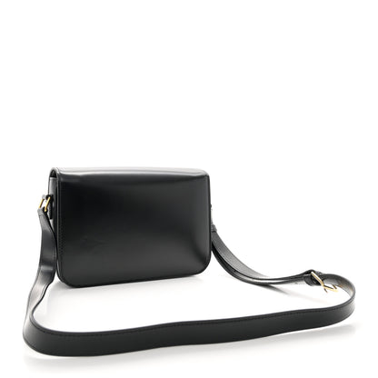 Celine Shiny Calfskin Medium Triomphe Black 3 of 11