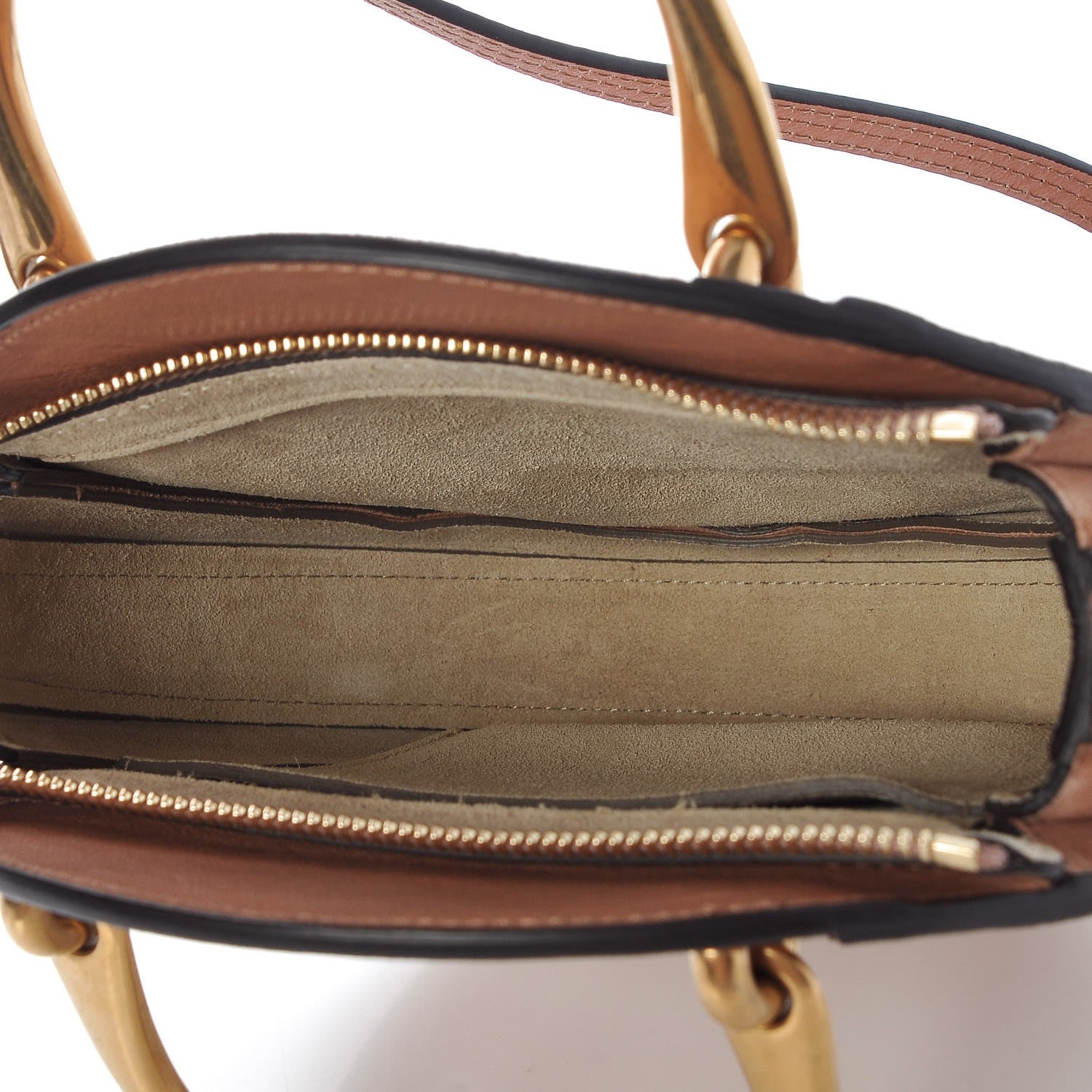 Chloe Goatskin Suede Small Pixie Bag Nougat 5 of 7
