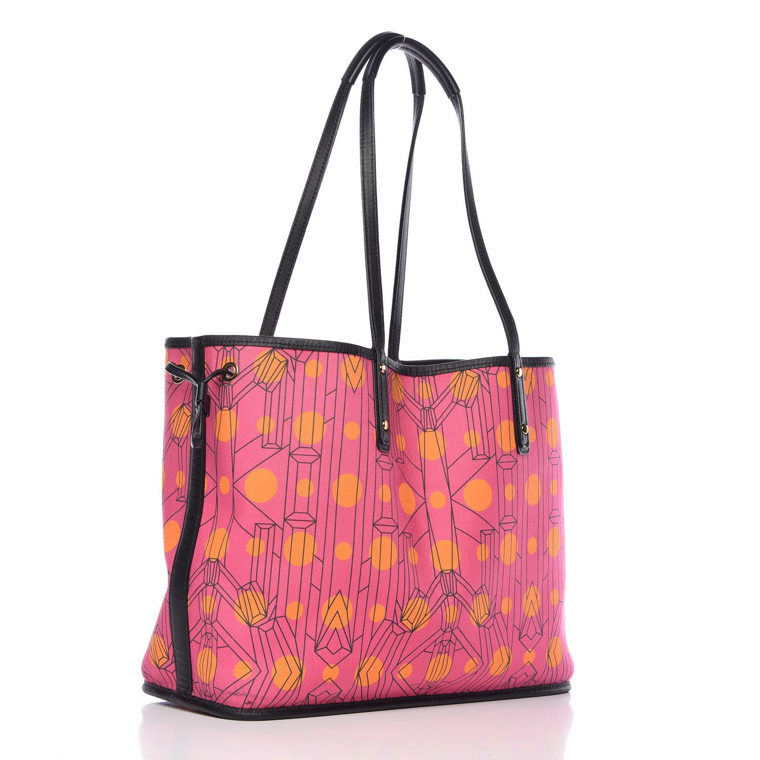 MCM Visetos Medium Liz Reversible Shopper Tote Pink 9 of 20