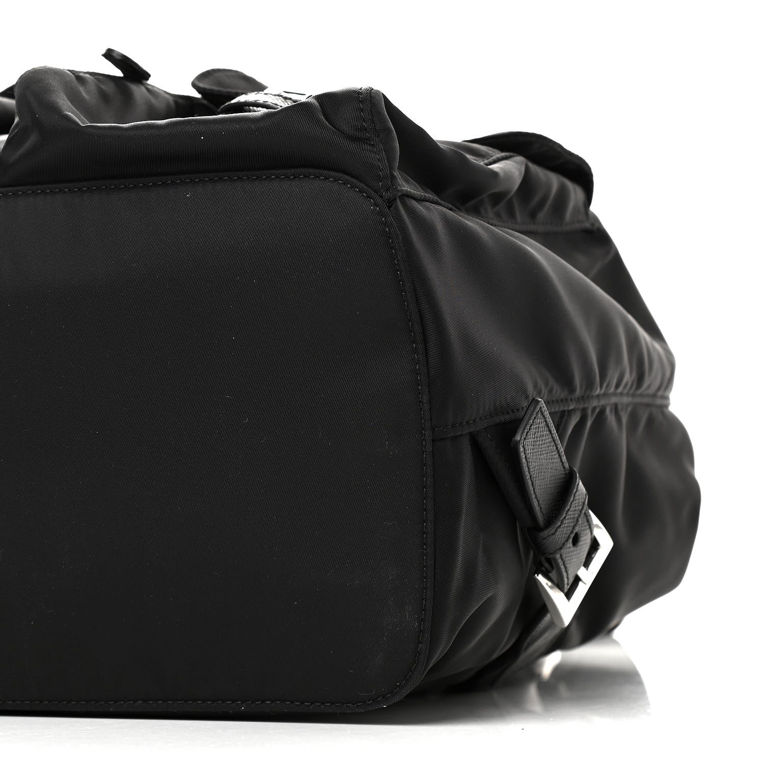 Prada Tessuto Nylon Saffiano Medium Backpack Black 10 of 10