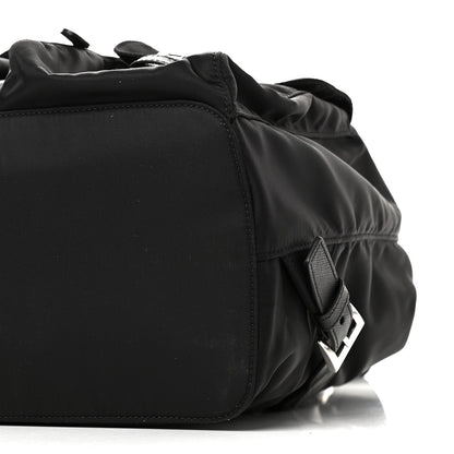 Prada Tessuto Nylon Saffiano Medium Backpack Black 10 of 10