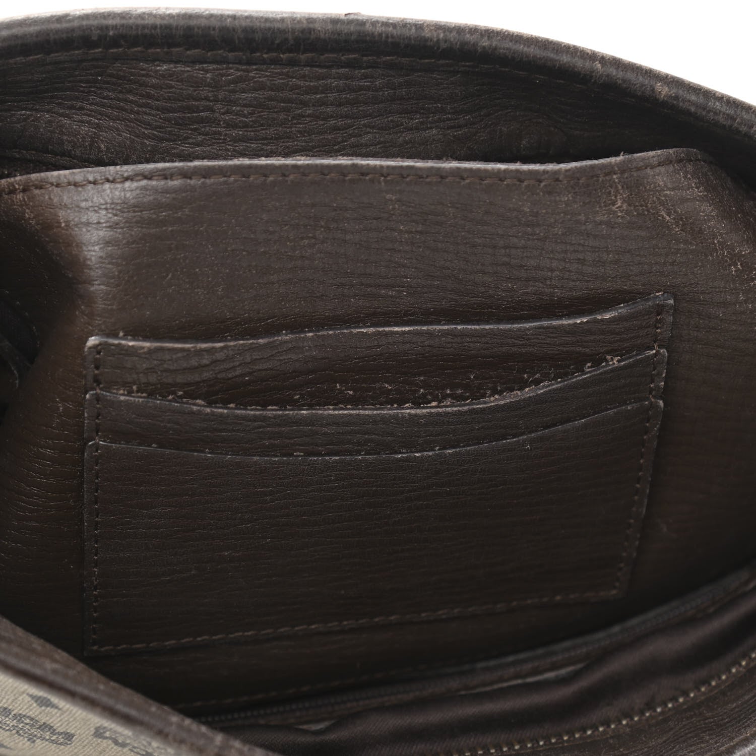 MCM Coated Canvas Messenger Bag Beige 12 of 16