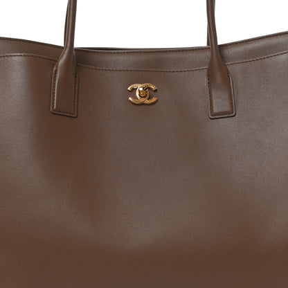 Chanel Calfskin Archetype Large Shopping Tote Light Brown 8 of 10
