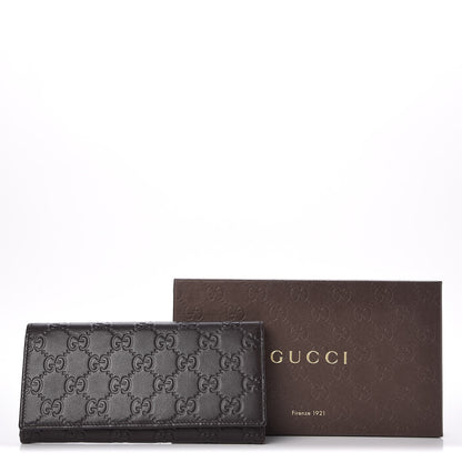 Gucci Guccissima Continental Wallet Dark Brown 9 of 9