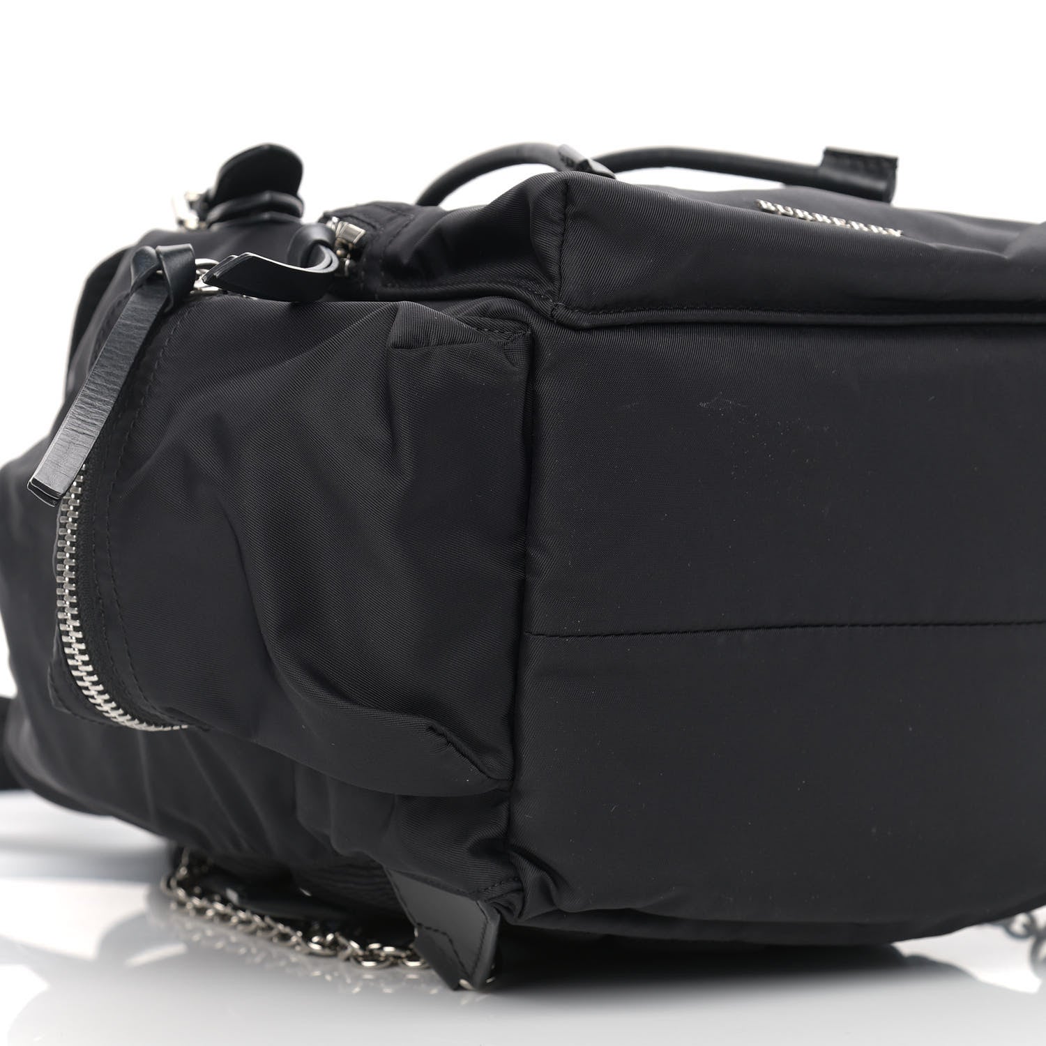 Burberry Technical Nylon Medium Rucksack Backpack Black 7 of 9