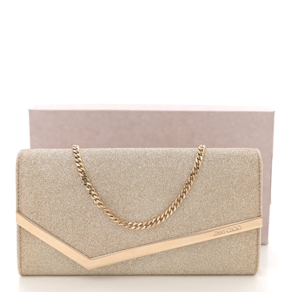 Jimmy Choo Dusty Glitter Emmie Clutch Platinum Ice 11 of 11