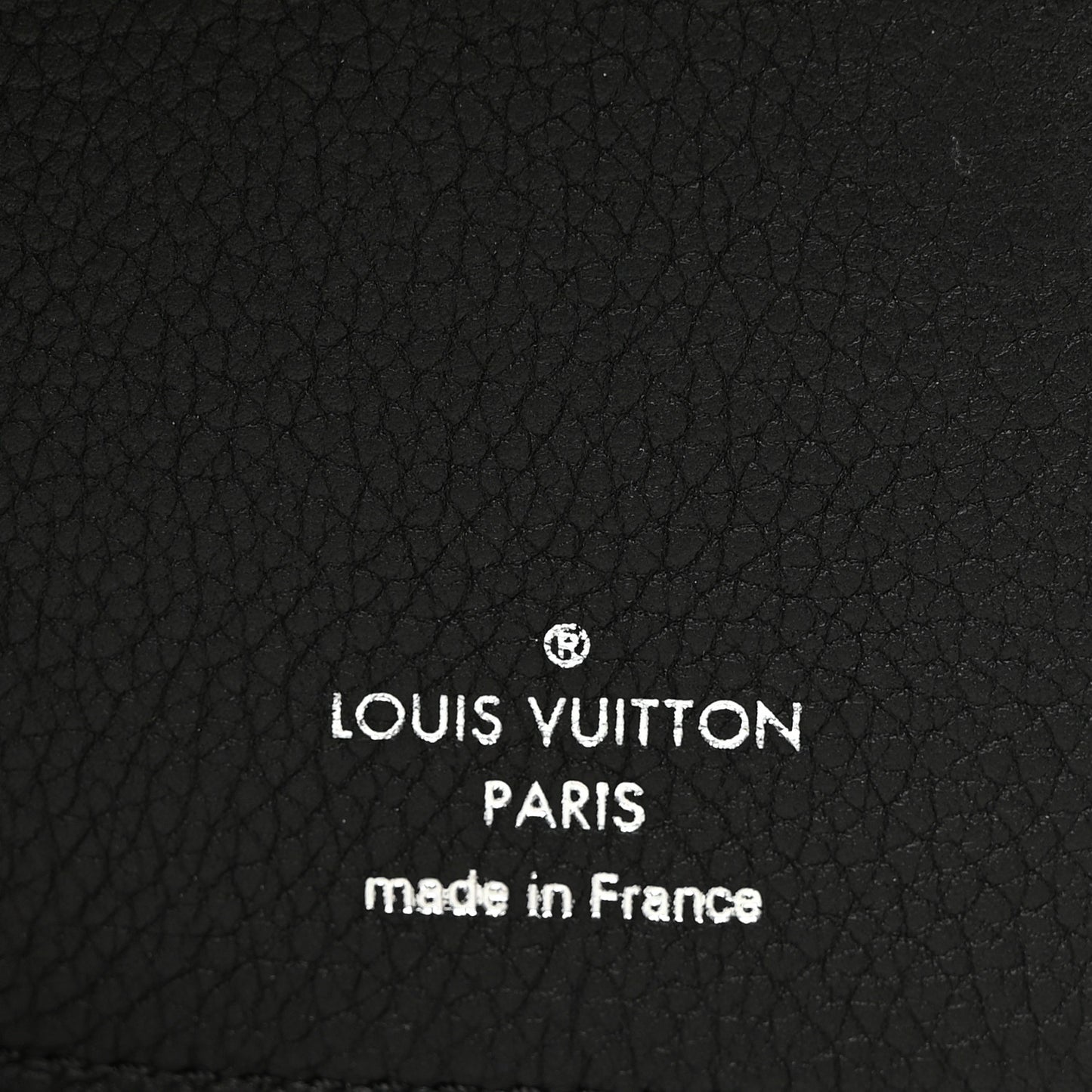 Soft Calfskin My Lockme Compact Wallet Black