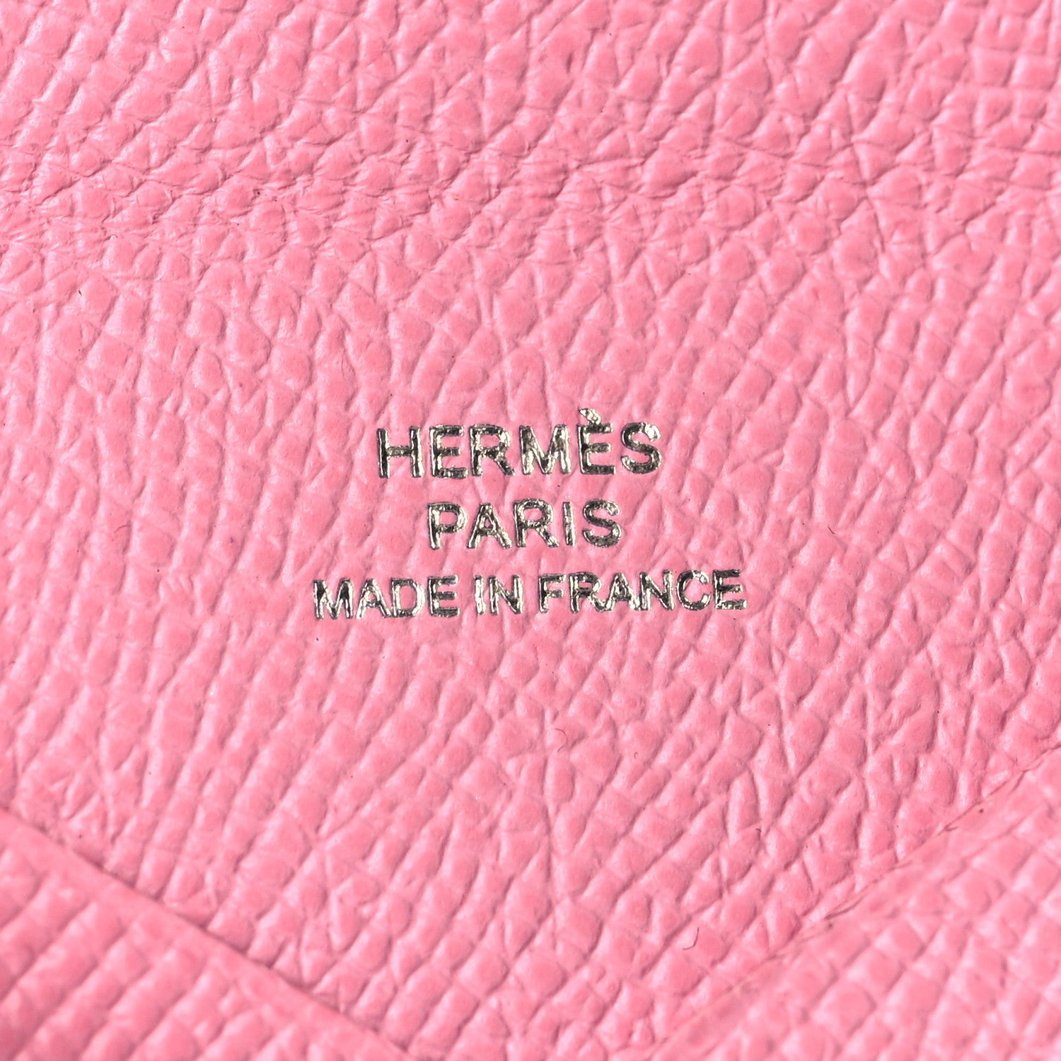 Hermes Epsom Calvi Card Case 5P Pink 8 of 10