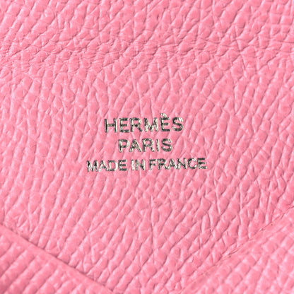 Hermes Epsom Calvi Card Case 5P Pink 8 of 10