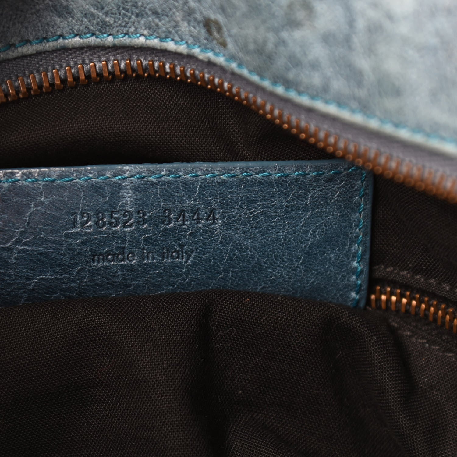 Balenciaga Lambskin Classic Hardware Twiggy Bleu 8 of 11