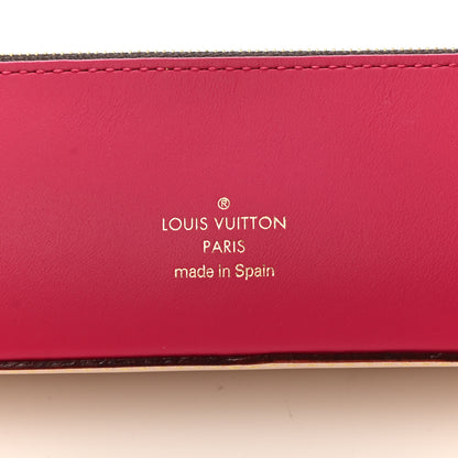 Louis Vuitton Monogram 2021 Christmas Animation Hollywood Elizabeth Pencil Pouch Coquelicot 6 of 7