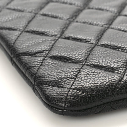 Chanel Caviar Quilted Medium Cosmetic Case Black 8 of 9