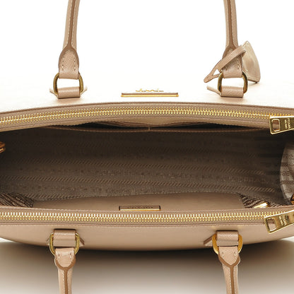 Prada Saffiano Medium Galleria Double Zip Tote Cammeo 5 of 7