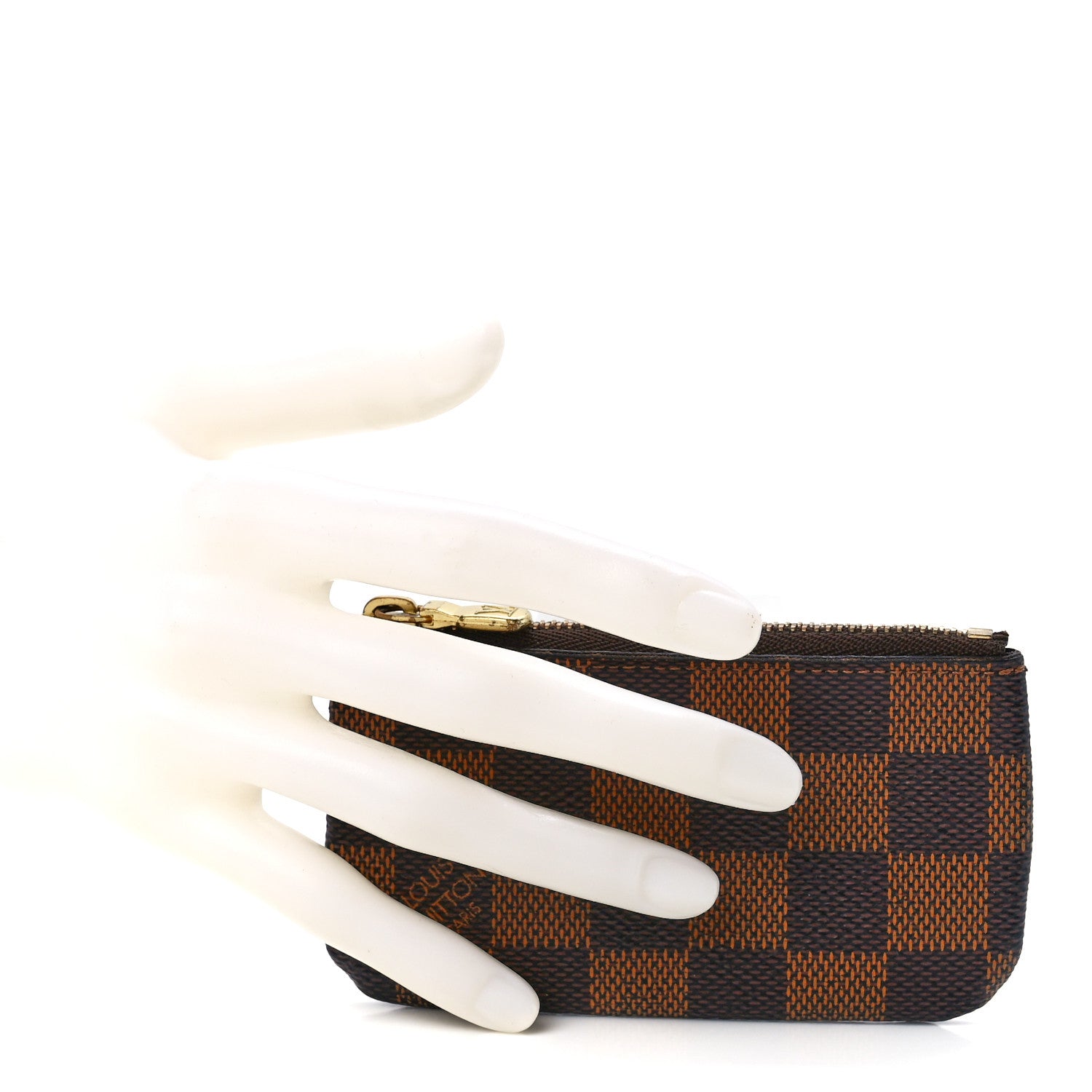 Louis Vuitton Damier Ebene Key Pouch 2 of 10