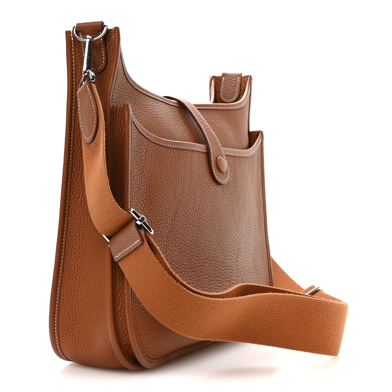 Hermes Taurillon Clemence EVELYNE III PM Gold 3 of 11