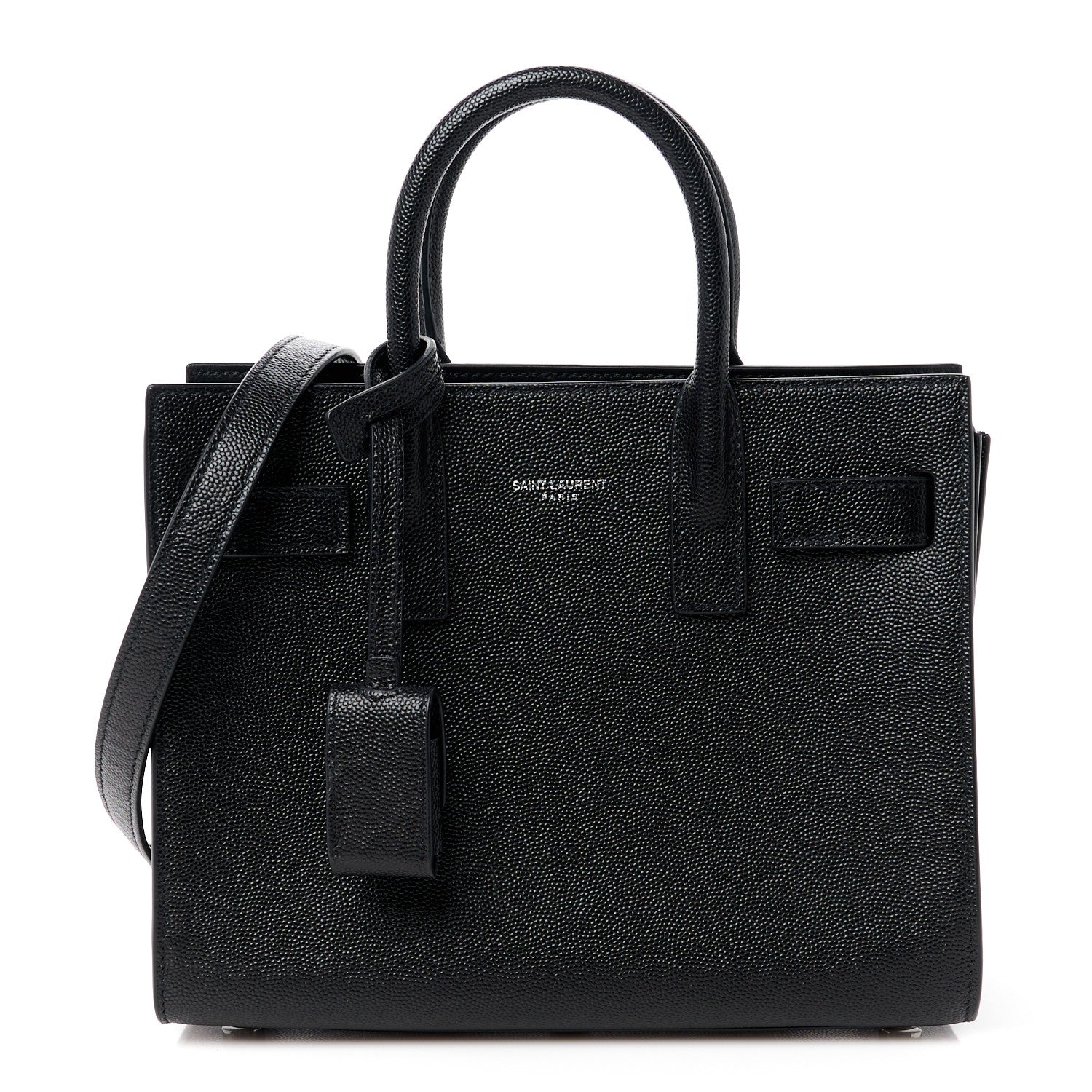 Saint Laurent Grain de Poudre Nano Sac De Jour Black 1 of 12