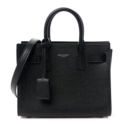 Saint Laurent Grain de Poudre Nano Sac De Jour Black 1 of 12