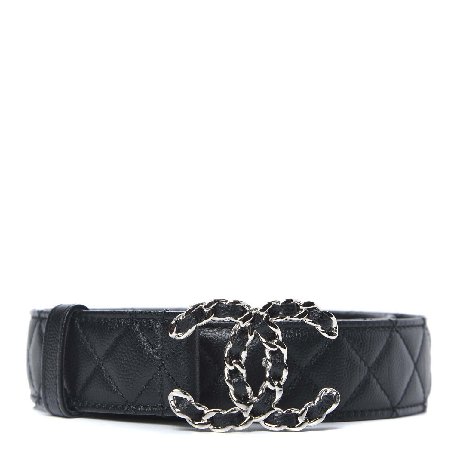 Chanel Caviar Quilted CC Chain Belt 90 36 Black 1 of 5