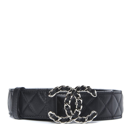 Chanel Caviar Quilted CC Chain Belt 90 36 Black 1 of 5
