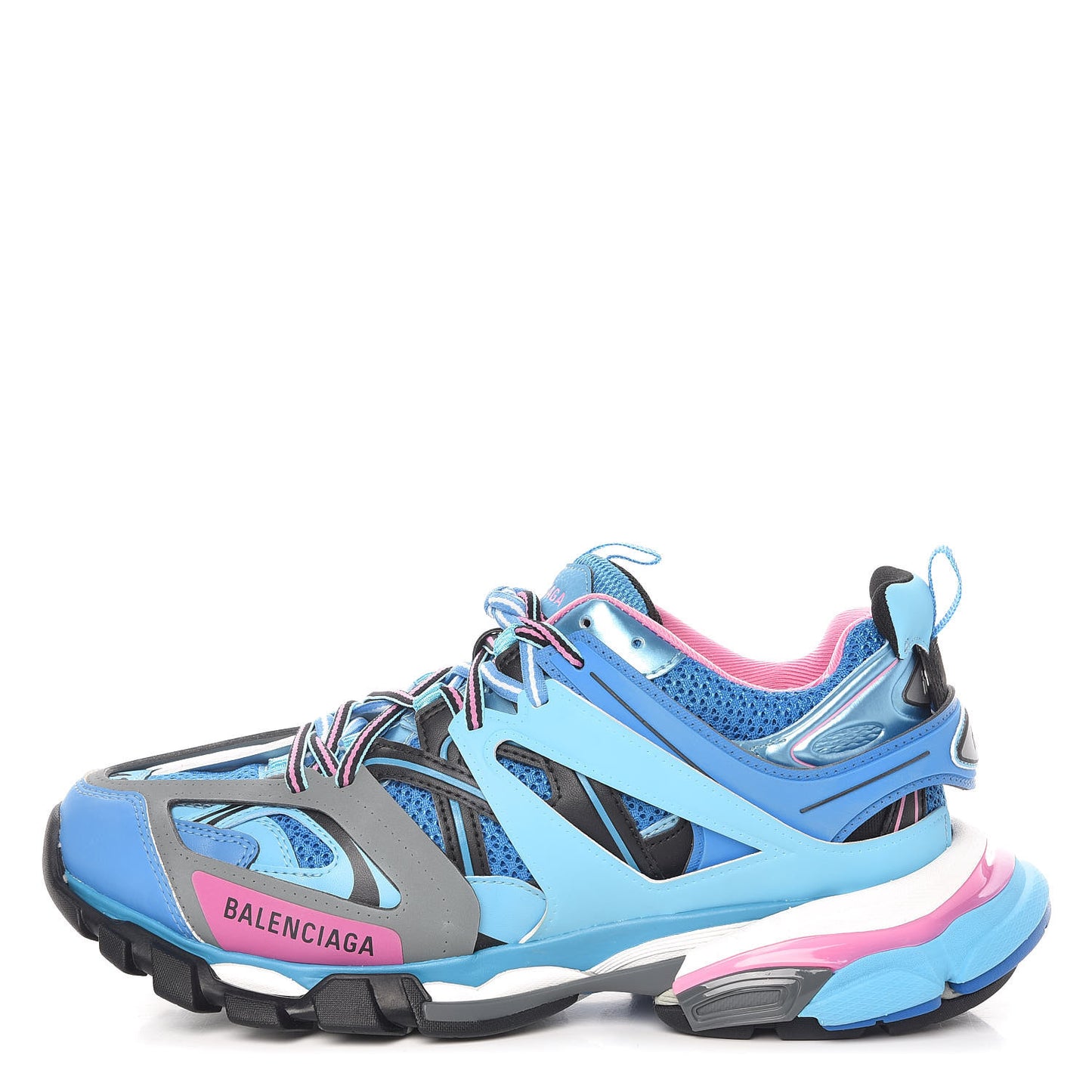 Mesh Nylon Womens Track Sneakers 41 Blue Black