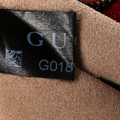 Gucci Soft Grained Calfskin Web Medium Jackie Hobo Red 8 of 16