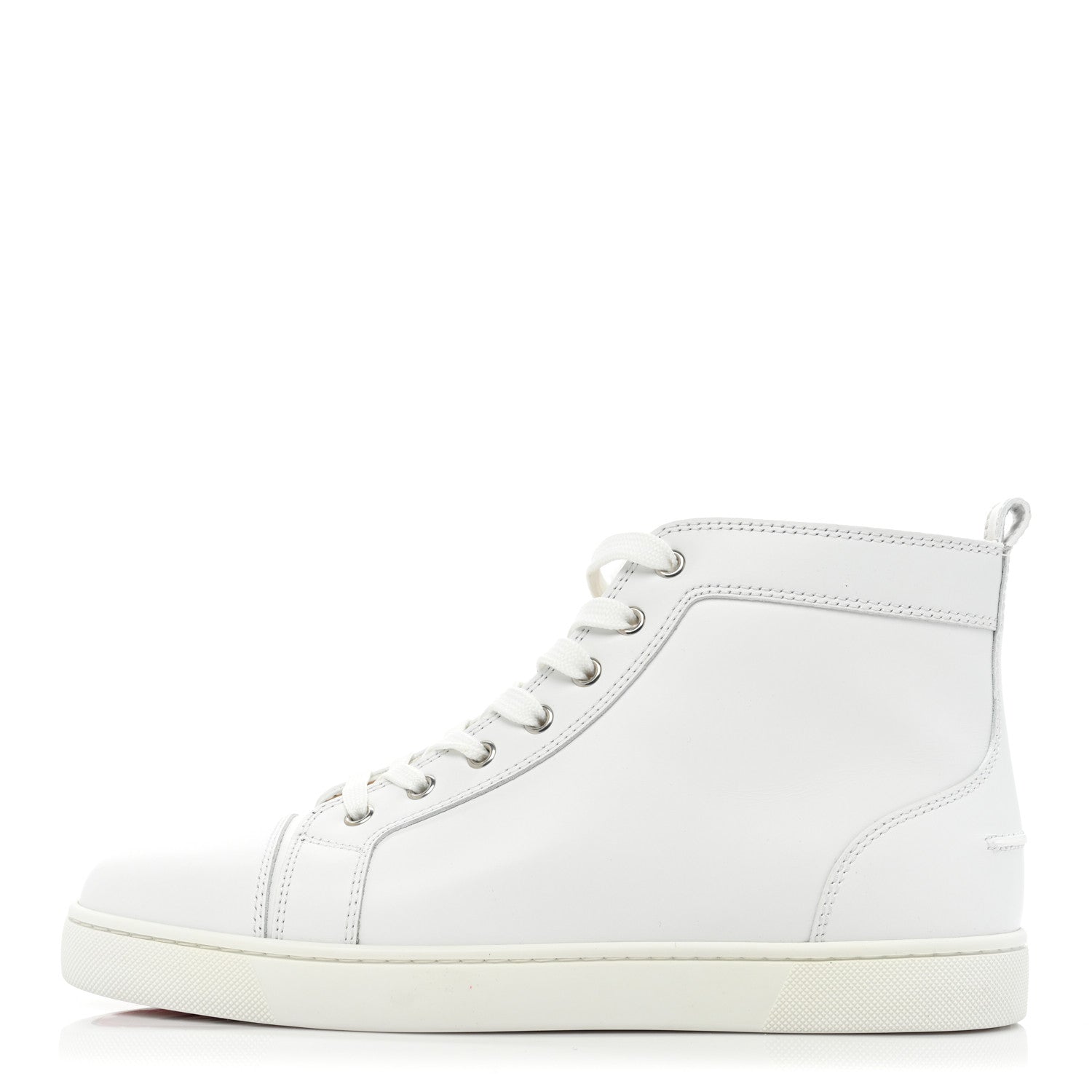 Christian Louboutin Calfskin Mens Louis Flat Sneakers 42 White 1 of 10