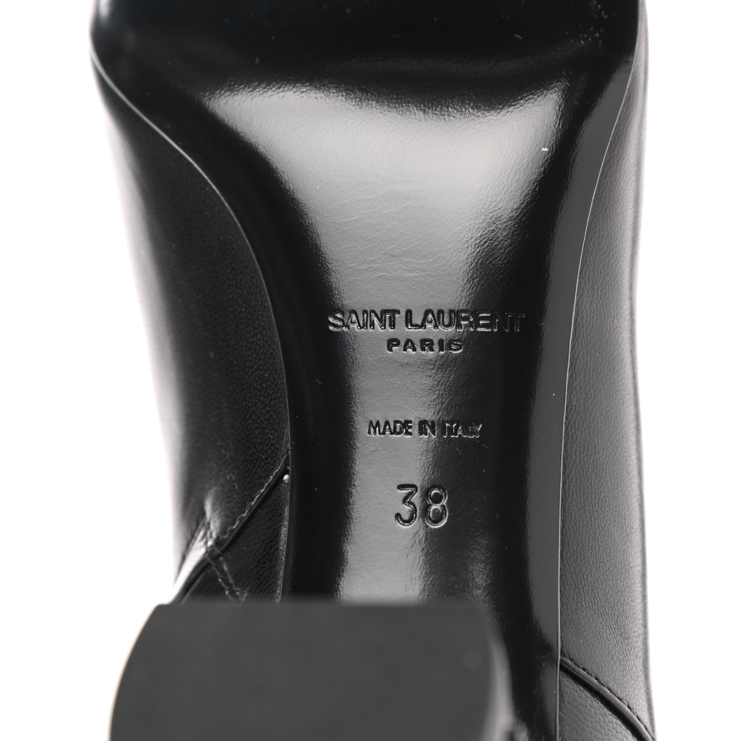 Saint Laurent Nappa Vendome Loulou Ankle Zip Boot 38 Black 6 of 10